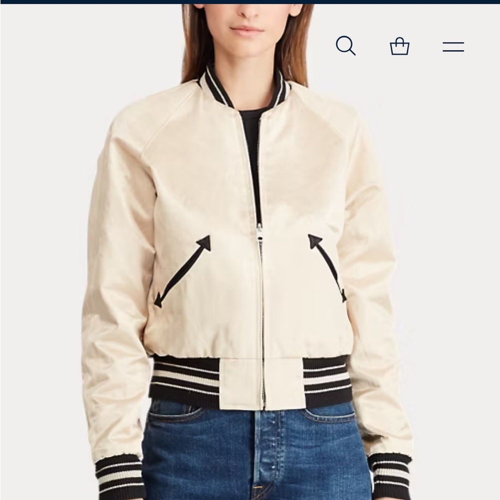 Ralph Lauren RRL Silk Bomber Jacket - Picture 2 of 14